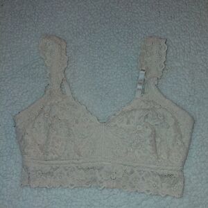 Aerie Lace Bralette in Cream